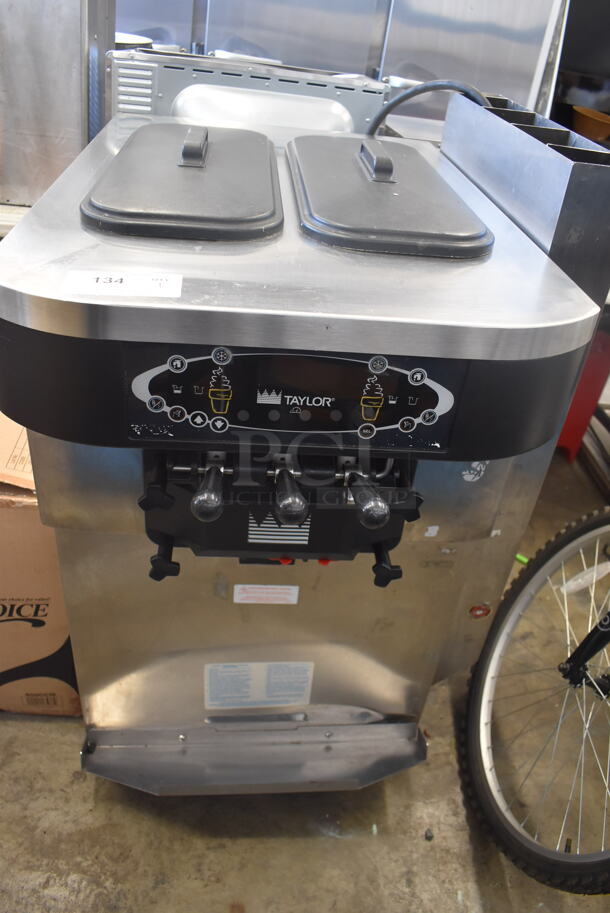 2012 Taylor C723-27 2 Flavor Air Cooled Frozen Yogurt Ice Cream Machine Countertop Unit 208-230V 1 Phase - Image 1 of 6