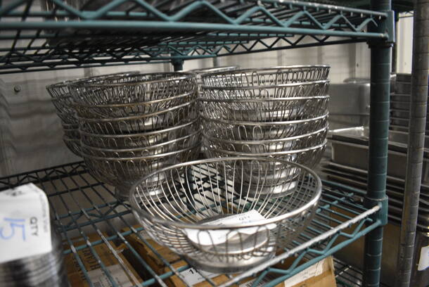 25 Metal Bread Baskets. 8x8x3.5. 25 Times Your Bid! - Image 3 of 3