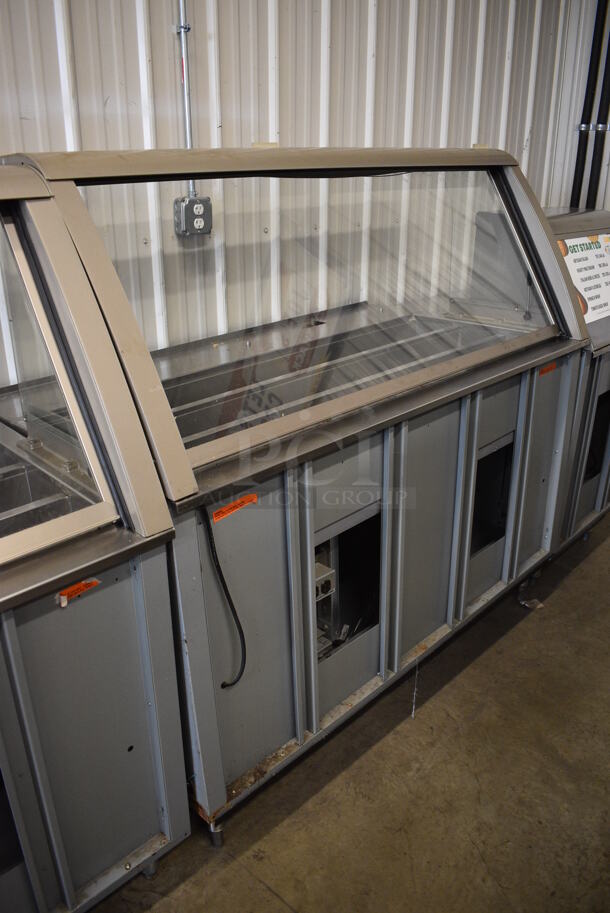 2011 Duke Stainless Steel Commercial Subway Sandwich Make Line Prep Line w/ Lowering Sneeze Guard. 206x34.5x58 - Image 6 of 8
