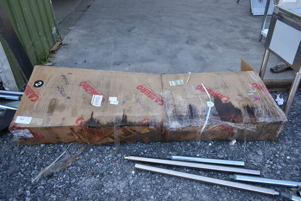 BRAND NEW SCRATCH AND DENT! Box of Cambro Poly Shelf Pieces. - Image 2 of 3