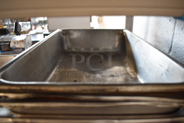 6 Stainless Steel Full Size Drop In Bins. 1/1x4. 6 Times Your Bid! - Image 3 of 3