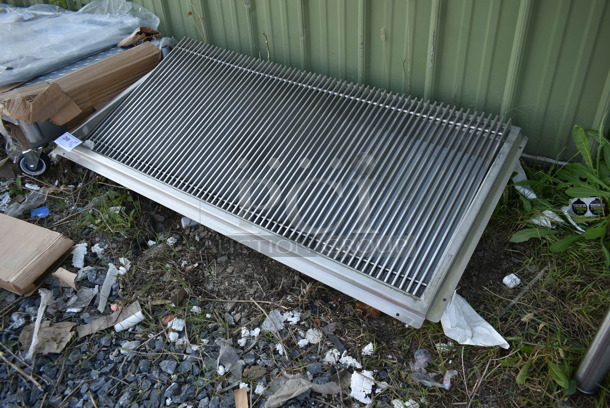 BRAND NEW SCRATCH AND DENT! Regency 600FT2448SS Stainless Steel Floor Trough with Grate - Image 1 of 4