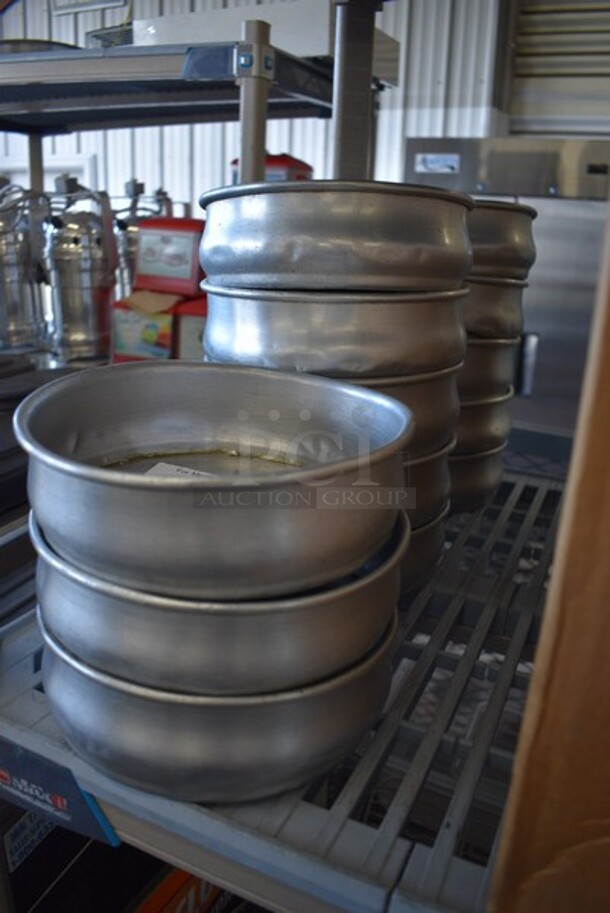13 Round Metal Baking Pans. 8x8x2.5. 13 Times Your Bid!  - Image 2 of 3