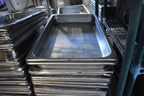 24 Stainless Steel Full Size Drop In Bins. 1/1x2.5. 24 Times Your Bid!