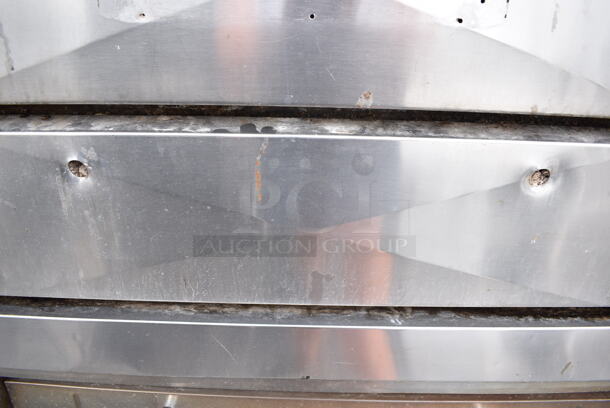 2 Morello Stainless Steel Commercial Natural Gas Powered Single Deck Pizza Ovens w/ Cooking Stones. 2 Times Your Bid! - Image 6 of 10
