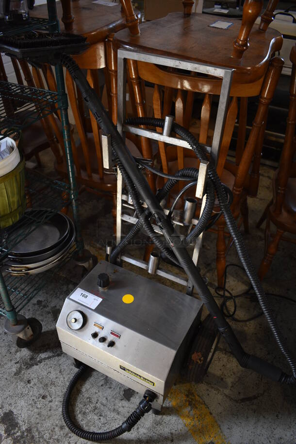 Therma-steem Therma-steem 1.5 Stainless Steel Commercial Vapor Steam Steamer. 110 Volts, 1 Phase. 22x16x43. Cannot Test - Unit Trips Breaker - Image 2 of 7