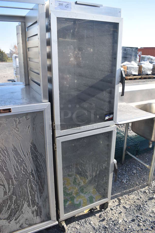 Nu Vu Metal Commercial Enclosed Pan Transport Rack on Commercial Casters. 22x29x70.5 - Image 1 of 4