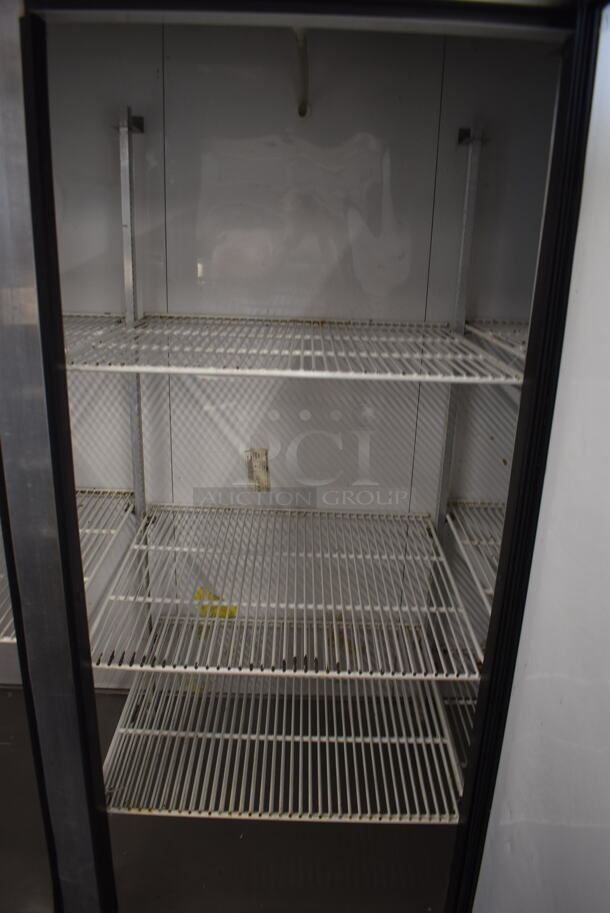 2010 True T-72 Commercial Stainless Steel Three Solid Door Reach In Cooler With Polycoated Shelves. 115V, 1 Phase. Tested and Working! - Image 5 of 7