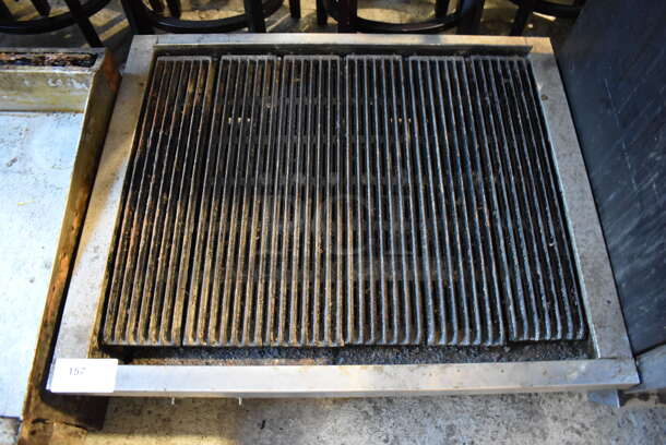 Bakers Pride Stainless Steel Commercial Countertop Natural Gas Powered Charbroiler Grill. 37x30x14 - Image 4 of 5