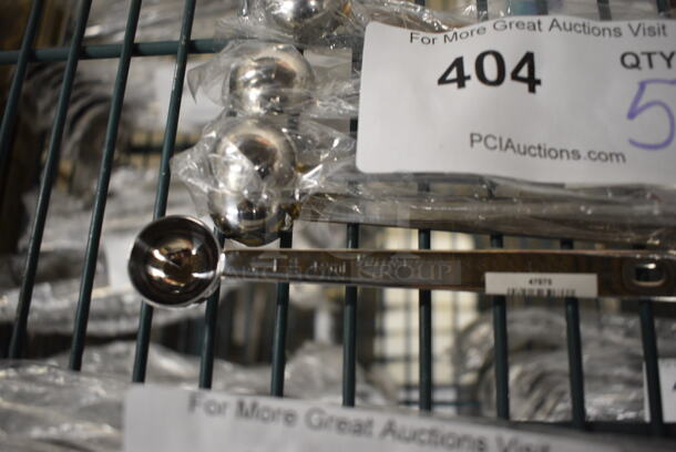 6 BRAND NEW! Vollrath Stainless Steel 1 Teaspoon Scoopers. 6". 6 Times Your Bid! - Image 2 of 2