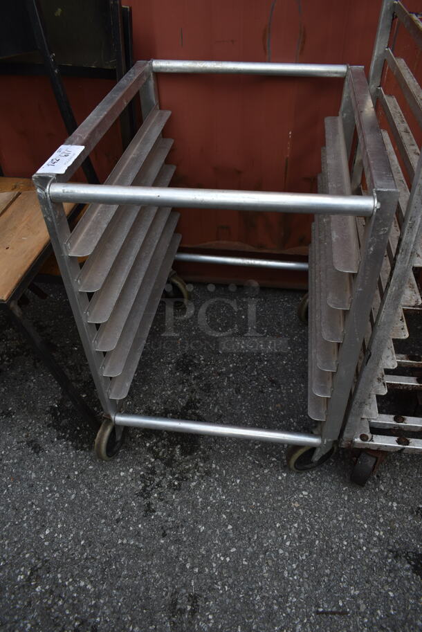 Metal Commercial Pan Transport Rack on Commercial Casters.  - Image 1 of 4
