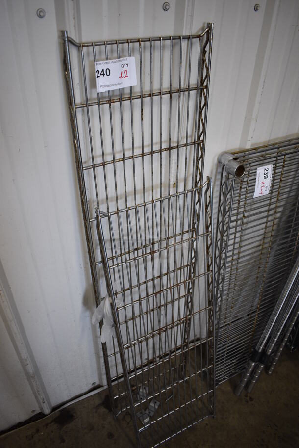 ALL ONE MONEY! Lot of 2 Chrome Finish Shelves! 48x12x1.5, 36x12x1.5 - Image 3 of 3