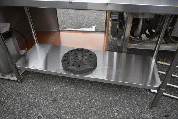 Stainless Steel Table w/ Metal Under Shelf. - Image 3 of 4