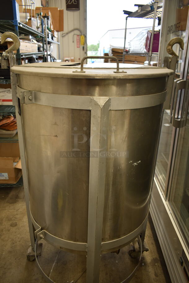 Glasco Products XTB-1007 Stainless Steel Commercial Floor Style Mixing Tank. - Image 7 of 8