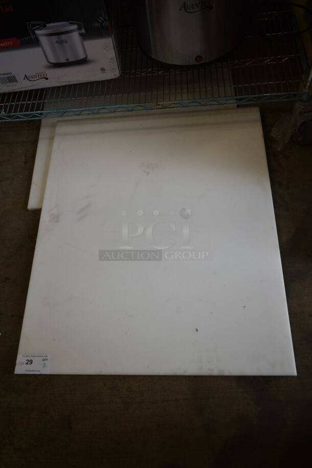 2 BRAND NEW! White Cutting Boards. 2 Times Your Bid! - Image 3 of 3
