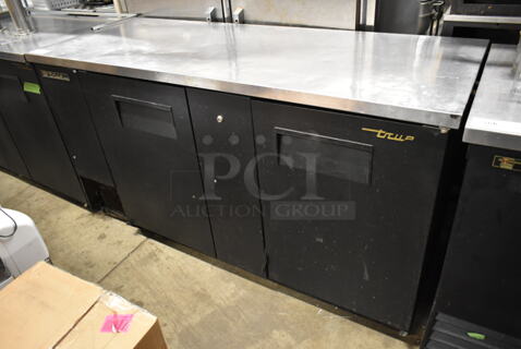 True TBB-3 Stainless Steel Commercial 2 Door Back Bar Cooler. 115 Volts, 1 Phase. Tested and Working!