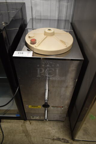 Stoelting 100-C Stainless Steel Commercial Countertop Air Cooled Frozen Beverage Machine. 115 Volts, 1 Phase. 