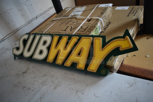 Subway Sign. - Image 3 of 4