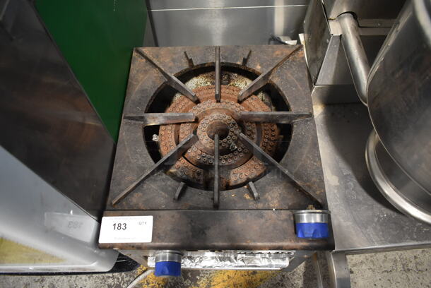 Imperial ISPA-18 Stainless Steel Commercial Natural Gas Powered Single Burner Stock Pot Range. - Image 2 of 8
