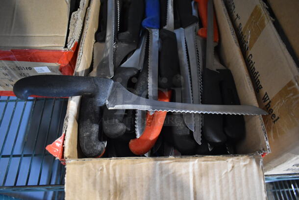 70 SHARPENED Stainless Steel Knives Including Serrated. 70 Times Your Bid! - Image 3 of 5