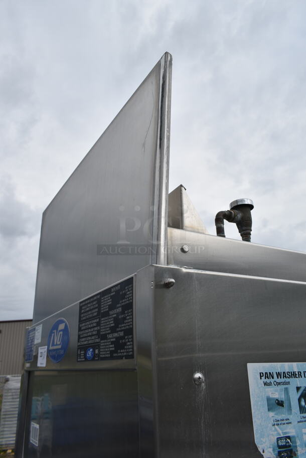 LVO FL14E Stainless Steel Commercial Floor Style Pot / Pan Washer. 460 Volts, 3 Phase.  - Image 9 of 9