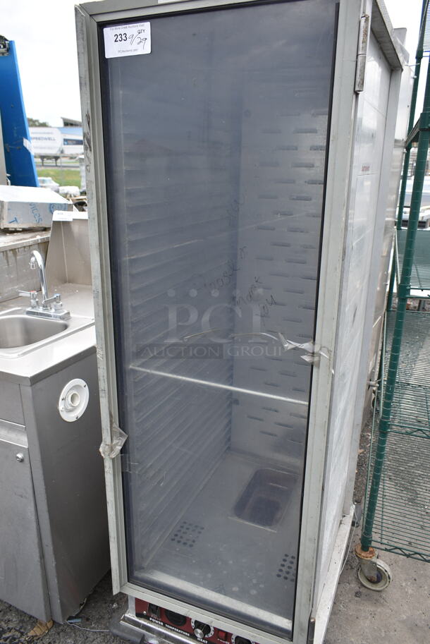 Win-holt NHPL-1836C Metal Commercial Single Door Reach In Warming Heating Proofing Cabinet on Commercial Casters. 120 Volts, 1 Phase.  - Image 3 of 7