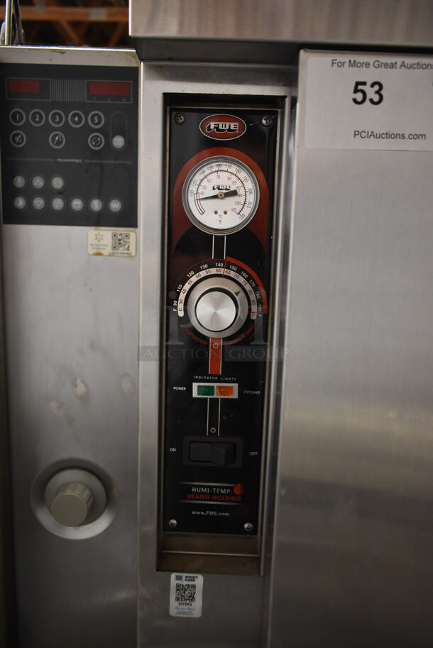 FWE TS-1633-36P Stainless Steel Commercial Single Door Reach In Heated Holding Cabinet on Commercial Casters. 120 Volts, 1 Phase. Tested and Working! - Image 2 of 7