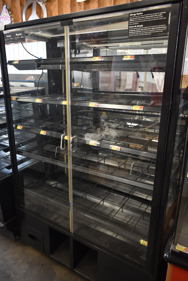 Metal Commercial Floor Style Bakery Display Case Merchandiser on Commercial Casters. - Image 4 of 6