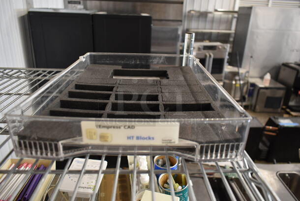 ALL ONE MONEY! Tier Lot of Various Items Including Pivot Disposable Prophy Angles and Poly Trays - Image 3 of 5
