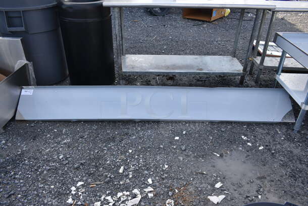 BRAND NEW SCRATCH AND DENT! Regency 600WS1296 Stainless Steel Commercial Wall Mount Shelf.  - Image 1 of 3