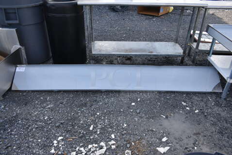 BRAND NEW SCRATCH AND DENT! Regency 600WS1296 Stainless Steel Commercial Wall Mount Shelf. 