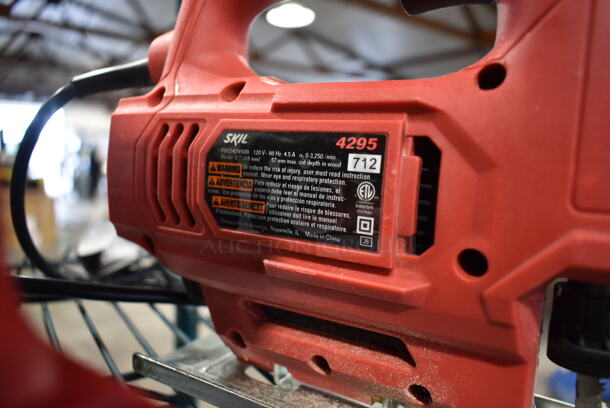 ALL ONE MONEY! Lot of Various Items Including Tool Bag, Skil 4295 Saw, Black & Decker LPS7000 Saw, 3/8" Variable Speed Reversible Drill and Cordless Drill  - Image 6 of 12