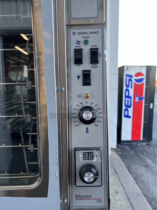 2 BRAND NEW SCRATCH AND DENT! 2022 Garland MCO-GS-10S Master 200 Natural Gas Powered Full Size Convection Ovens w/ View Through Doors, Metal Oven Racks and Thermostatic Controls. 60,000 BTU. 38x38x71. 2 Times Your Bid! - Image 9 of 12
