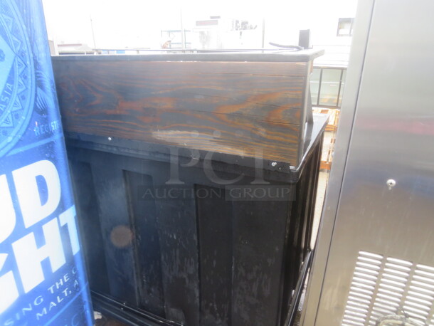 One IRP Portable Drink Station With Over Shelf On Casters. 61.5X31.5X48 - Image 2 of 2