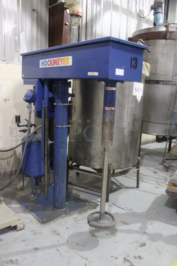 Hockmeyer Metal Commercial Shaft Post Mixer. 230/460 Volts, 3 Phase. BUYER MUST REMOVE.  - Image 1 of 6