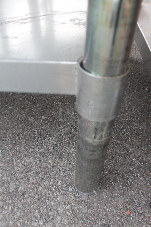 Stainless Steel Commercial Equipment Stand w/ Metal Under Shelf. - Image 5 of 5