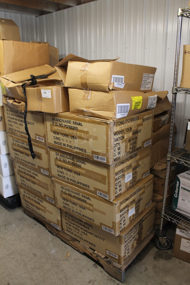 PALLET LOT of 32 BRAND NEW Boxes of Senal Boxes and Fekkai Shea Butter Packets. 32 Times Your Bid! - Image 2 of 7