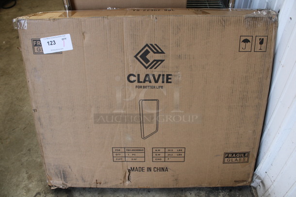 BRAND NEW IN BOX! Clavie YS-22302-RBL Wall Mirror. 22x2x30