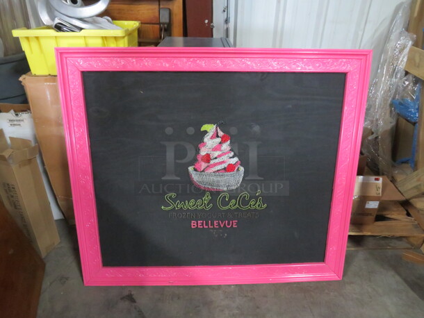 One 49X42 Framed Sign. - Image 1 of 1