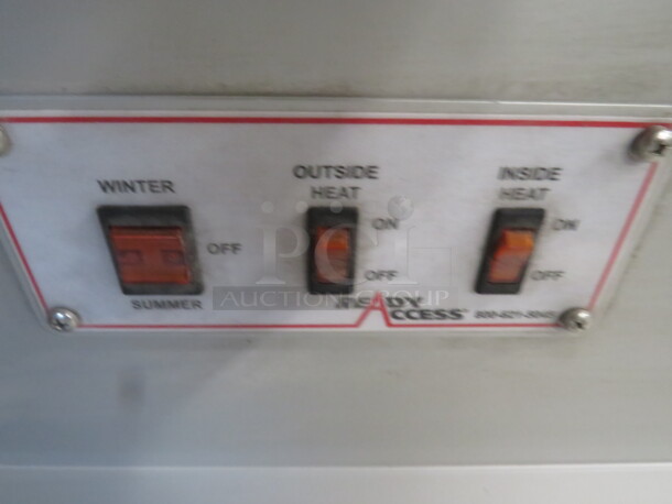 One Access Ready Air Commercial Heated Pass Thru Air Curtain System. Model# AA300. 7100 Watt Heater. 208/220 Volt. 1 Phase. 48X16X22. $4000.00 - Image 2 of 4