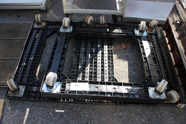 3 Black Poly Dollies on Commercial Casters. 3 Times Your Bid! - Image 1 of 2