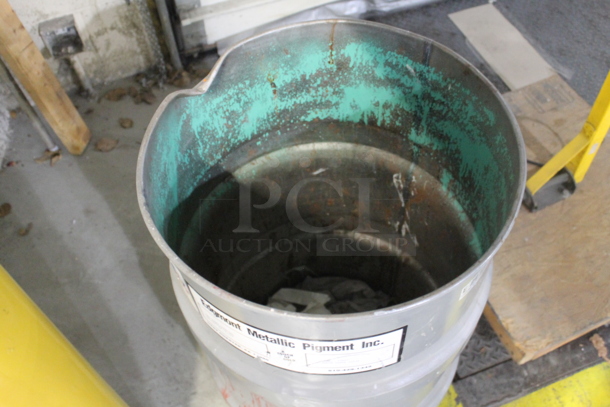 ALL ONE MONEY! Lot of Various Items Including Metal Barrel and Yellow Light Fixture. BUYER MUST REMOVE. - Image 3 of 5