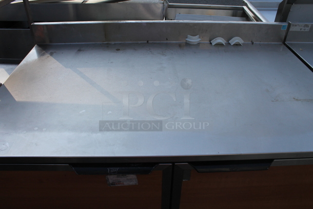 Duke Stainless Steel Commercial 2 Door Work Top Cooler. 120 Volts, 1 Phase. Tested and Does Not Power On - Image 2 of 5