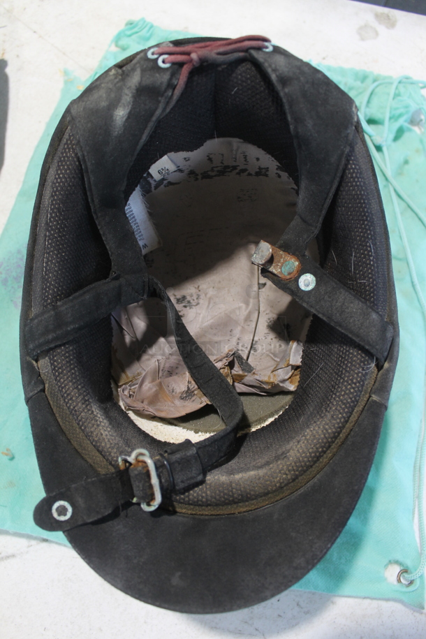 Lot of 4 Various Horseback Riding Helmets Including JR8 By Charles Owen Size 6 7/8, Aegis 6-3/4, Model K-10 Size S/M, Samshield 6-3/8. 4 Times Your Bid! - Image 3 of 12