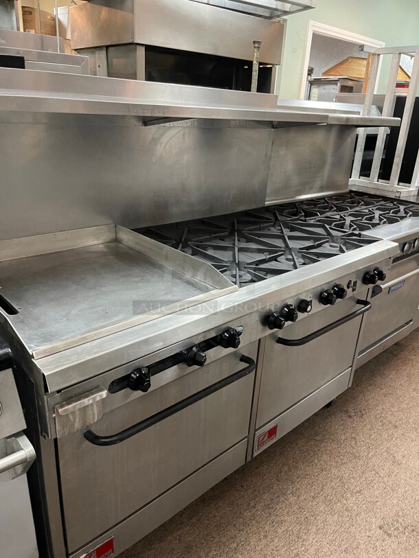 Fully Refurbished! Southbend Commercial 6 Burner flat Grill Griddle With Two Ovens Natural Gas NSF Tested and Working! - Image 7 of 7
