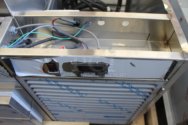 BRAND NEW SCRATCH AND DENT! 2022 Omniteam Low Voltage Lighting Refer Base and Cold Pans 4 Drawer Chef Base w/ Refrigerated Drop In. 208-230 Volt 1 Phase - Image 7 of 12