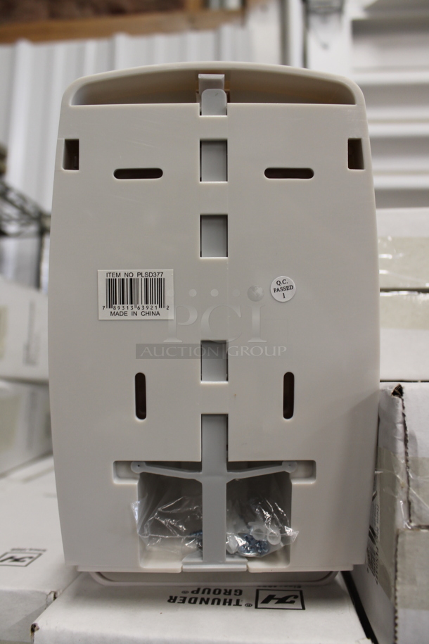 24 BRAND NEW IN BOX! Thunder Group White Poly Wall Mount Soap Dispensers. 24 Times Your Bid! - Image 3 of 6