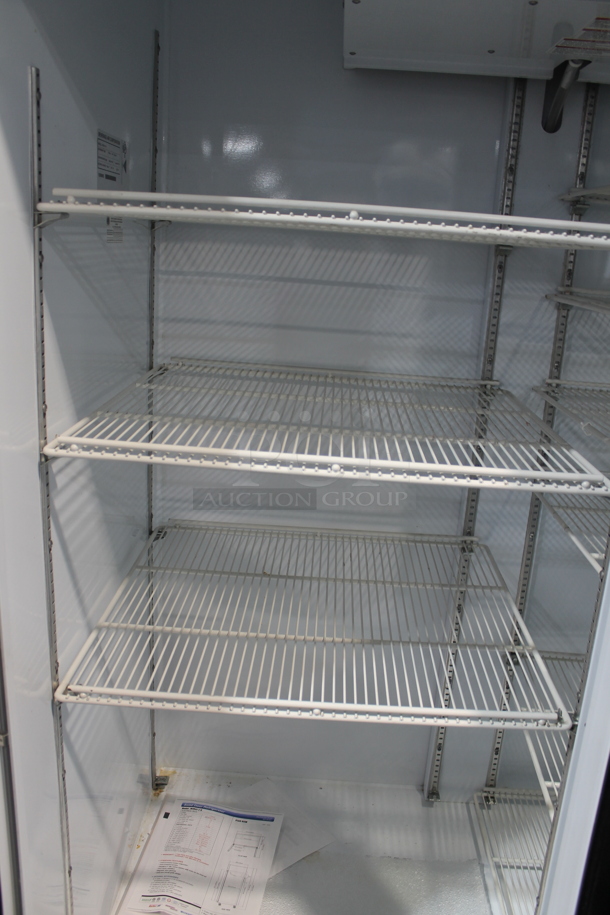 Beverage Air LV49HC-1-B Metal Commercial 2 Door Reach In Cooler Merchandiser on Commercial Casters. 115 Volts, 1 Phase. Tested and Working! - Image 6 of 7