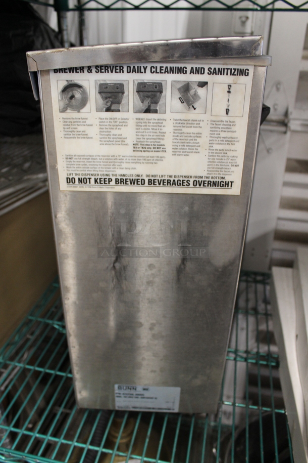 Bunn TD4T Metal Countertop Beverage Holder Dispenser. - Image 6 of 8