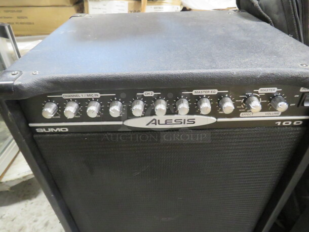 One Alesis Sumo 100 Keyboard Amp. - Image 2 of 2